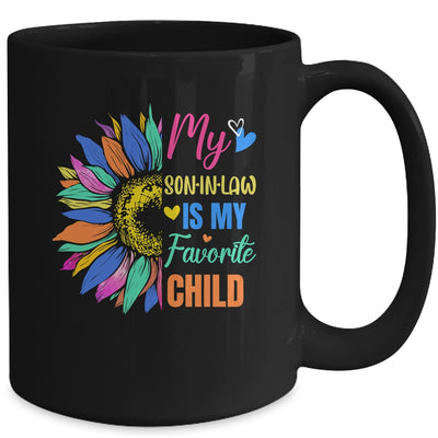 My Son In Law Is My Favorite Child Family Sunflower Design Mug | teecentury