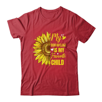 My Son In Law Is My Favorite Child Mother In Law Sunflower Shirt & Tank Top | teecentury