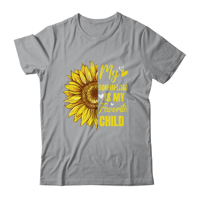 My Son In Law Is My Favorite Child Mother In Law Sunflower Shirt & Tank Top | teecentury