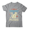 My Therapist Purrs Funny Cat For Mom Dad Ne Womens Cat Lover Shirt & Tank Top | teecentury
