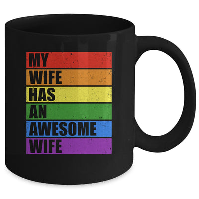 My Wife Has An Awesome Wife Funny Lesbian Wedding LGBT Mug | teecentury