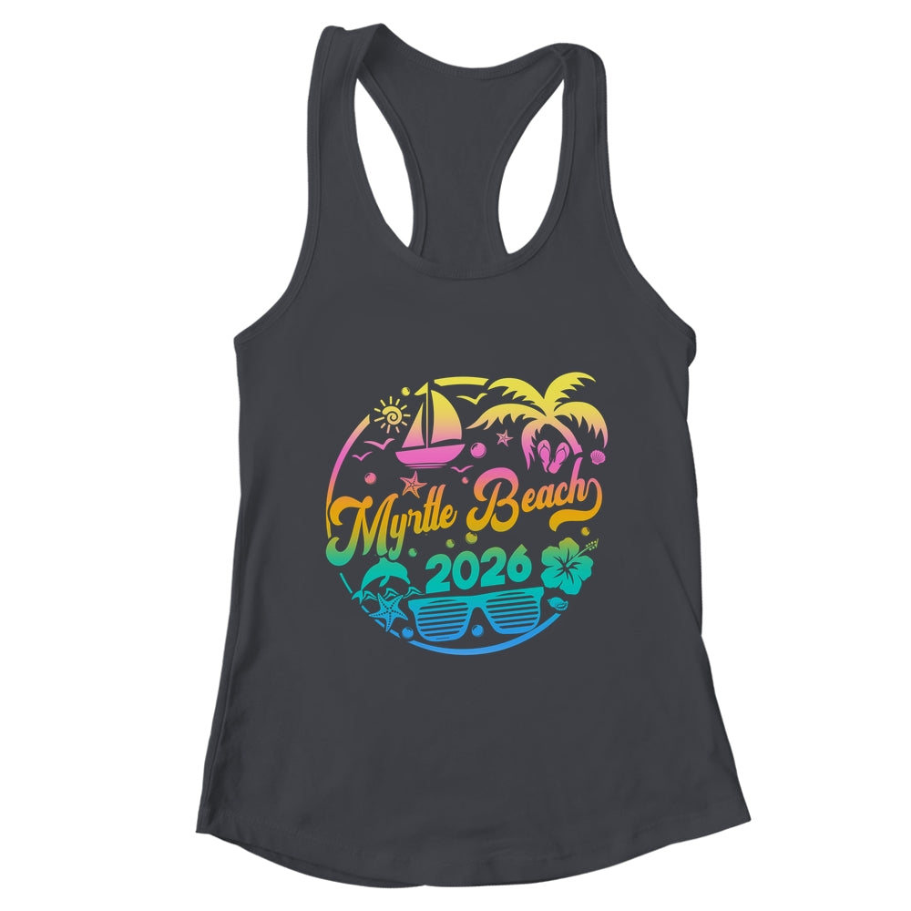 Myrtle Beach 2026 Family Vacation Beach Matching Group Shirt & Tank Top | teecentury