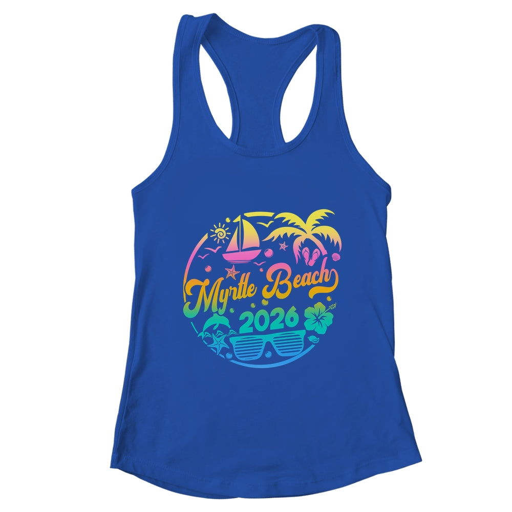 Myrtle Beach 2026 Family Vacation Beach Matching Group Shirt & Tank Top | teecentury