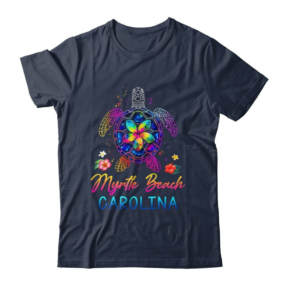 Myrtle Beach Carolina Tie Dye Sea Turtle Vacation Family Shirt & Tank Top | teecentury