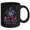 Myrtle Beach Carolina Tie Dye Sea Turtle Vacation Family Mug | teecentury