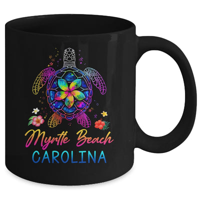 Myrtle Beach Carolina Tie Dye Sea Turtle Vacation Family Mug | teecentury