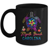 Myrtle Beach Carolina Tie Dye Sea Turtle Vacation Family Mug | teecentury