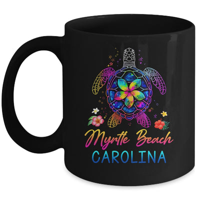 Myrtle Beach Carolina Tie Dye Sea Turtle Vacation Family Mug | teecentury