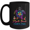 Myrtle Beach Carolina Tie Dye Sea Turtle Vacation Family Mug | teecentury