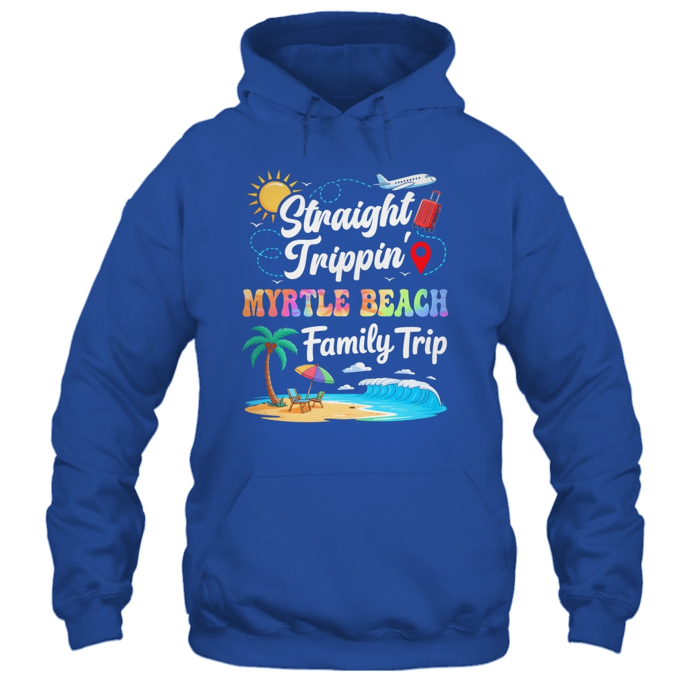 Myrtle Beach Family Vacation 2025 Straight Trippin Trip Shirt & Tank Top | teecentury