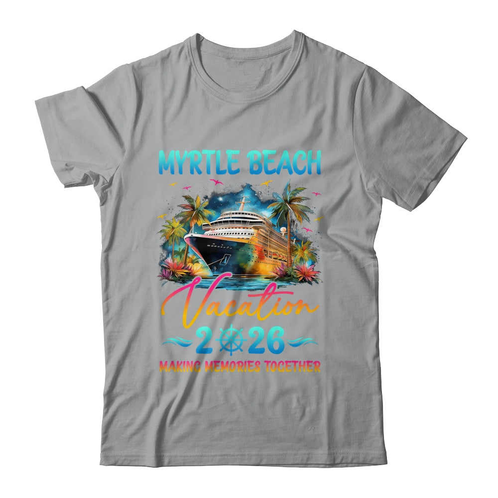 Myrtle Beach Family Vacation 2026 Matching Group Summer Shirt & Tank Top | teecentury