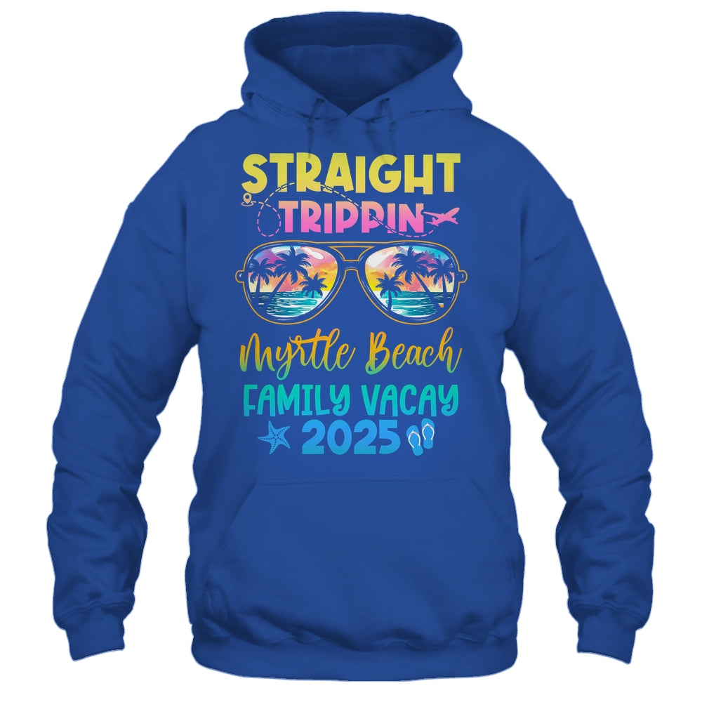 Myrtle Beach Family Vacay Vacation 2025 Straight Trippin Shirt & Tank Top | teecentury