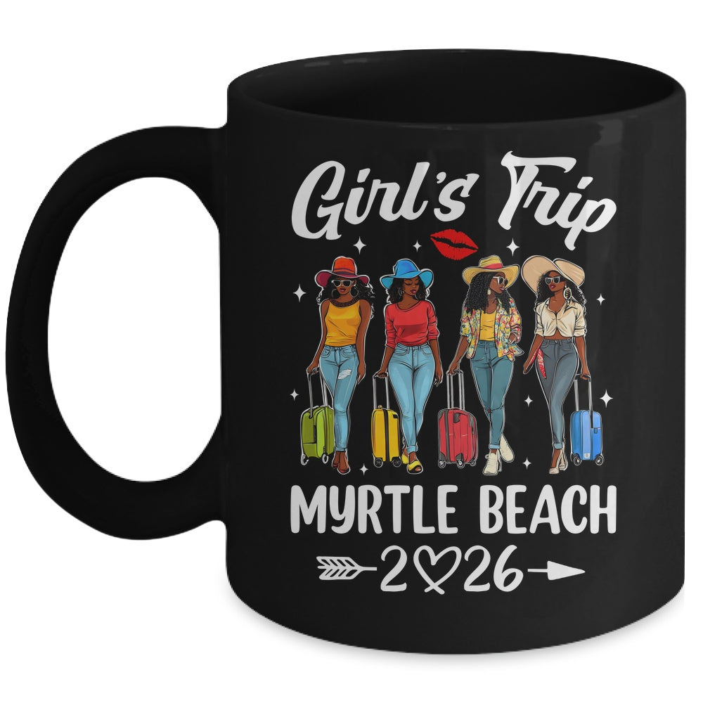 Myrtle Beach Girls Trip 2026 Birthday Squad Women Vacation Mug | teecentury