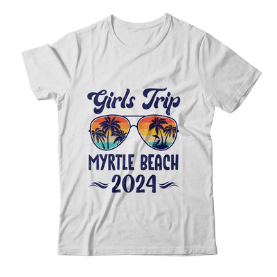 Myrtle Beach Girls Trip Beach Vacation 2024 Matching Group Shirt & Tank Top | teecentury