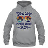 Myrtle Beach Girls Trip Beach Vacation 2024 Matching Group Shirt & Tank Top | teecentury