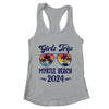 Myrtle Beach Girls Trip Beach Vacation 2024 Matching Group Shirt & Tank Top | teecentury