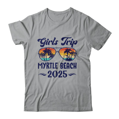 Myrtle Beach Girls Trip Beach Vacation 2025 Matching Group Shirt & Tank Top | teecentury