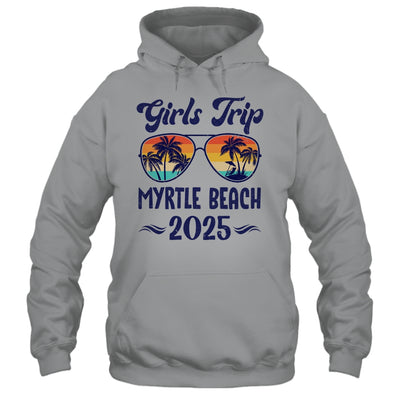 Myrtle Beach Girls Trip Beach Vacation 2025 Matching Group Shirt & Tank Top | teecentury