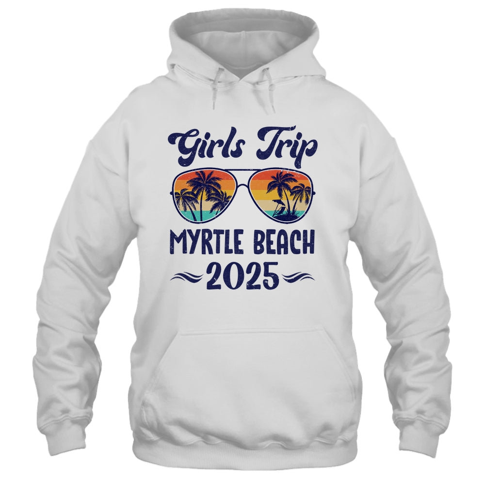 Myrtle Beach Girls Trip Beach Vacation 2025 Matching Group Shirt & Tank Top | teecentury