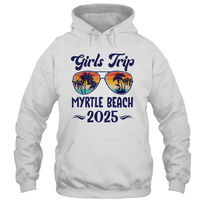 Myrtle Beach Girls Trip Beach Vacation 2025 Matching Group Shirt & Tank Top | teecentury