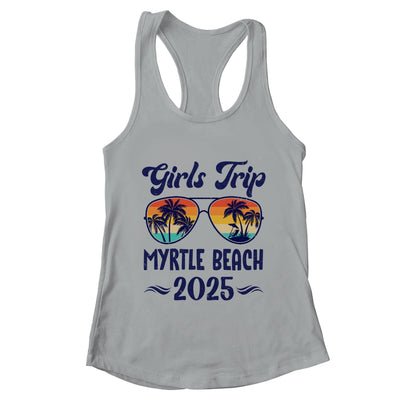Myrtle Beach Girls Trip Beach Vacation 2025 Matching Group Shirt & Tank Top | teecentury