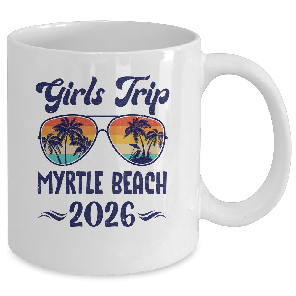 Myrtle Beach Girls Trip Beach Vacation 2026 Matching Group Mug | teecentury