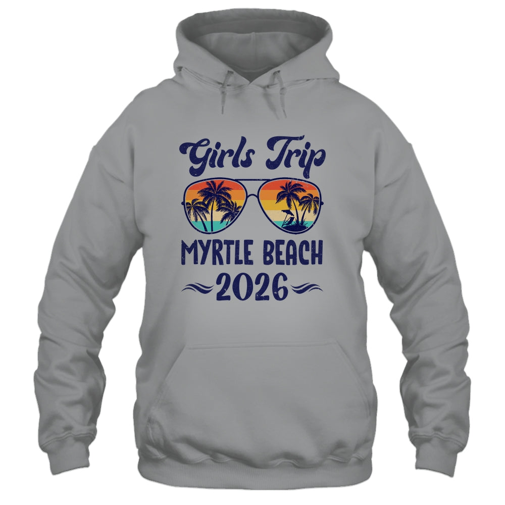 Myrtle Beach Girls Trip Beach Vacation 2026 Matching Group Shirt & Tank Top | teecentury