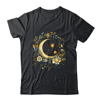 Mystic Sun And Moon Woman Girls Mystical Flowers Aesthetic Shirt & Tank Top | teecentury