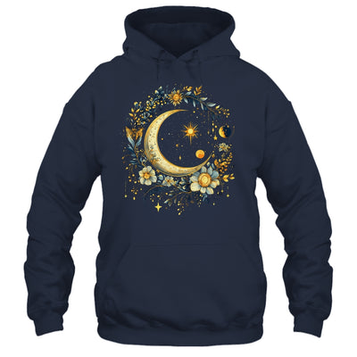 Mystic Sun And Moon Woman Girls Mystical Flowers Aesthetic Shirt & Tank Top | teecentury