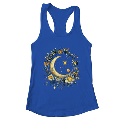 Mystic Sun And Moon Woman Girls Mystical Flowers Aesthetic Shirt & Tank Top | teecentury
