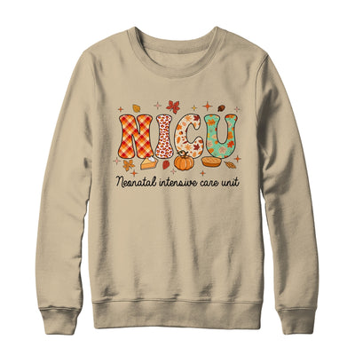 NICU Nurse Autumn Fall Neonatal Intensive Care Unit Shirt & Sweatshirt | teecentury