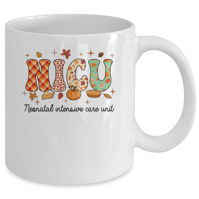 NICU Nurse Autumn Fall Neonatal Intensive Care Unit Mug | teecentury