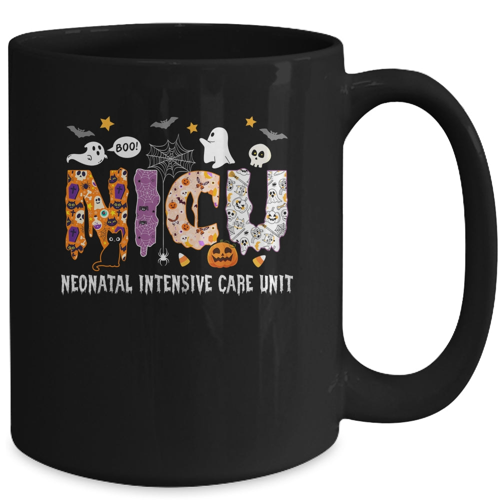 NICU Nurse Halloween Spooky Ghose Neonatal Intensive Care Mug | teecentury