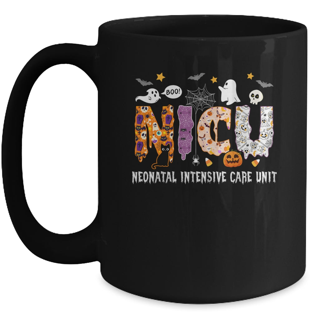 NICU Nurse Halloween Spooky Ghose Neonatal Intensive Care Mug | teecentury