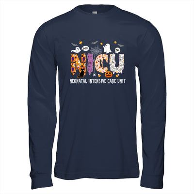 NICU Nurse Halloween Spooky Ghose Neonatal Intensive Care Shirt & Hoodie | teecentury