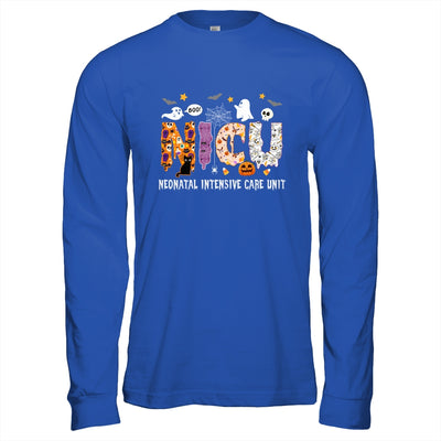NICU Nurse Halloween Spooky Ghose Neonatal Intensive Care Shirt & Hoodie | teecentury