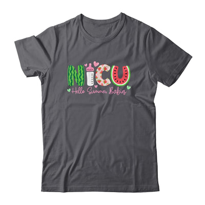 NICU Nurse Hello Summer Watermelon Funny Nursing Girls Women Shirt & Tank Top | teecentury