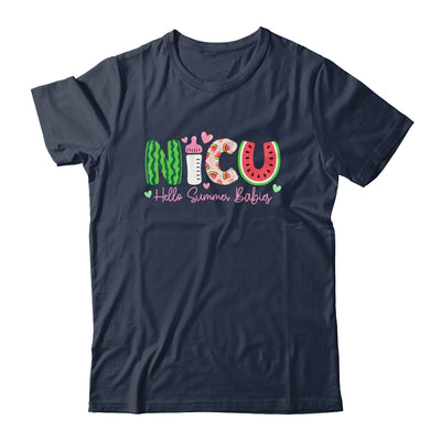 NICU Nurse Hello Summer Watermelon Funny Nursing Girls Women Shirt & Tank Top | teecentury