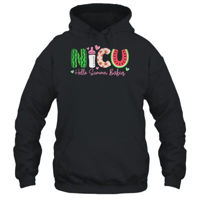 NICU Nurse Hello Summer Watermelon Funny Nursing Girls Women Shirt & Tank Top | teecentury