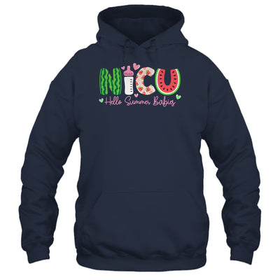 NICU Nurse Hello Summer Watermelon Funny Nursing Girls Women Shirt & Tank Top | teecentury