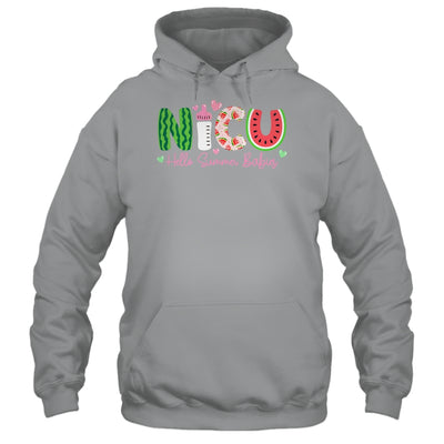 NICU Nurse Hello Summer Watermelon Funny Nursing Girls Women Shirt & Tank Top | teecentury