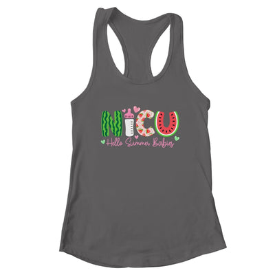 NICU Nurse Hello Summer Watermelon Funny Nursing Girls Women Shirt & Tank Top | teecentury