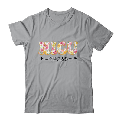 NICU Nurse Neonatal Intensive Care Unit Nurse Floral Shirt & Tank Top | teecentury