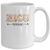 NICU Nurse Neonatal Intensive Care Unit Nurse Floral Mug | teecentury