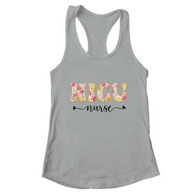 NICU Nurse Neonatal Intensive Care Unit Nurse Floral Shirt & Tank Top | teecentury