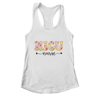 NICU Nurse Neonatal Intensive Care Unit Nurse Floral Shirt & Tank Top | teecentury