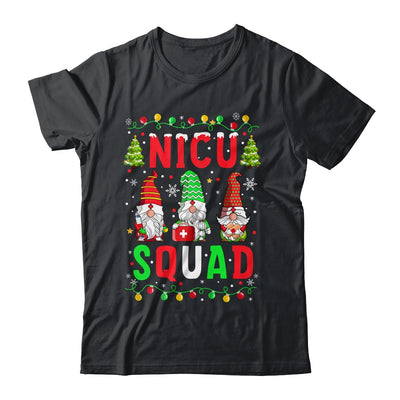 NICU Nurse Squad Three Gnomes Christmas Gnome Nurse Xmas Shirt & Sweatshirt | teecentury