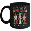 NICU Nurse Squad Three Gnomes Christmas Gnome Nurse Xmas Mug | teecentury