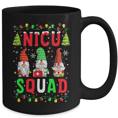 NICU Nurse Squad Three Gnomes Christmas Gnome Nurse Xmas Mug | teecentury