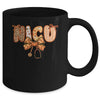 NICU Nurse Stethoscope Coquette Bow Autumn Fall Nursing RN Mug | teecentury